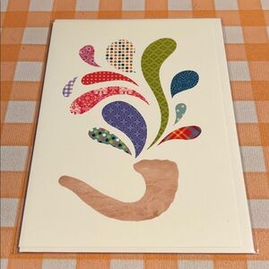 “Shofar Blasts” Jewish New Year Papyrus card